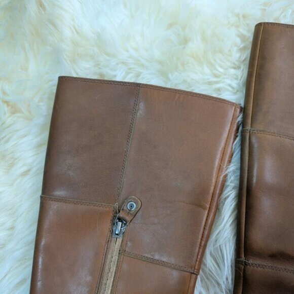 Women's The North Face Awnu Waterproof Winter Boots Brown Leather Size 7.5 - Picture 3 of 10